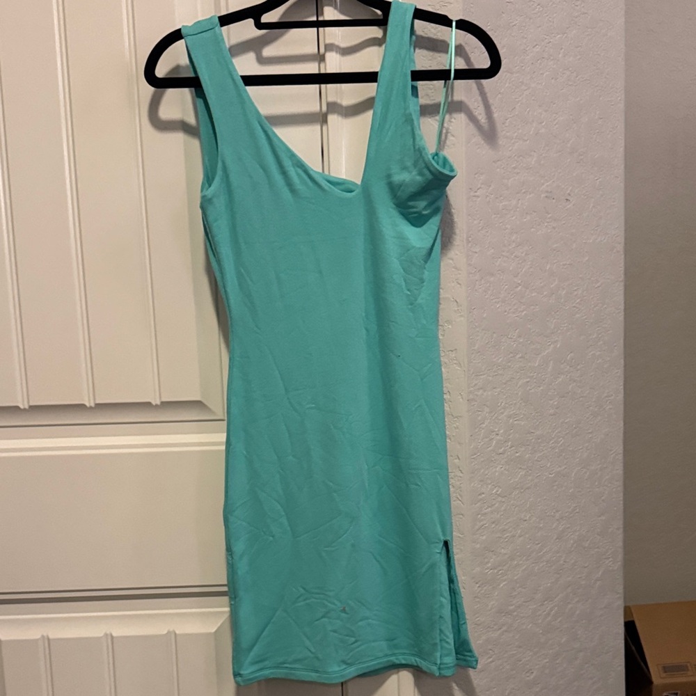 NWOT Naked Wardrobe Turquoise Tank Top
